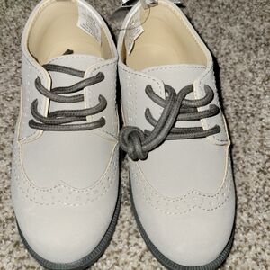 Taupe Toddler Oxford Shoes 9